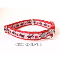 Rudolf Reindeer | Rosa Weihnachtshundehalsband - Erhältlich in 4 Größen | xs, S, M, L Rudolf Reindeer | Rosa Weihnachtshundehalsband - Erhältlich in 4 Größen | xs, S, M, L von OrsonAndOlive