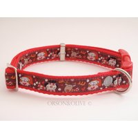 Winter Wonderland | Rot Weihnachtshundehalsband - Erhältlich in 4 Größen | xs, S, M, L von OrsonAndOlive