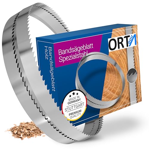3 Stück 3430mm Holzbandsägeblatt für Scheppach Basa 5.0 Sägeband Bandsägeblätter Holzbandsägeblätter Sägeblätter (3430 x20 x 0,50 x 8) von Orta