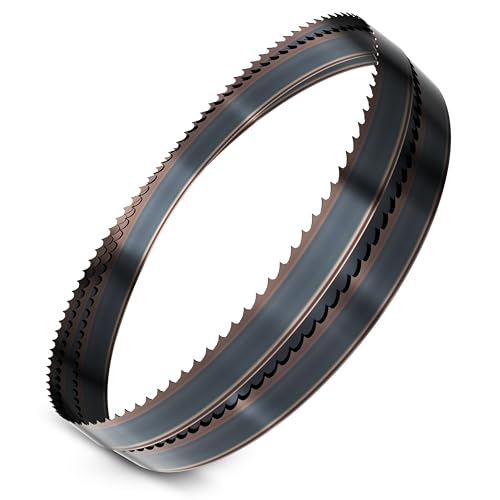 3 Stück - 1783 x 8 x 0,65 x 6 ZpZ - Flexback Bandsägeblätter | Geeignet für Weich und Hartholz, Brennholz, Kunsstoff und NE-Metall | passend für z.B. Güde und AL-KO von Orta