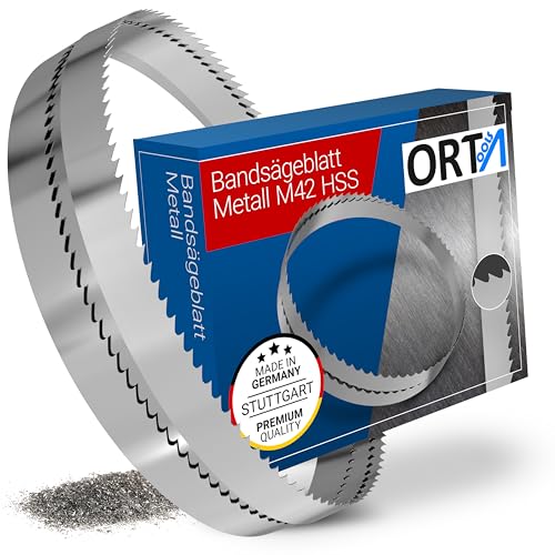 Orta Bi-Metall M42 HSS Metallbandsägeblätter in 27 mm Breite, ideal für Schneiden von Metall und schwierigen Werkstoffen (27 x 0,90 x 8/12 ZpZ, 2750) von Orta