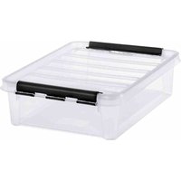 Clipbox transparent/schwarz flach 8 l SmartStore Classic 14 von Orthex