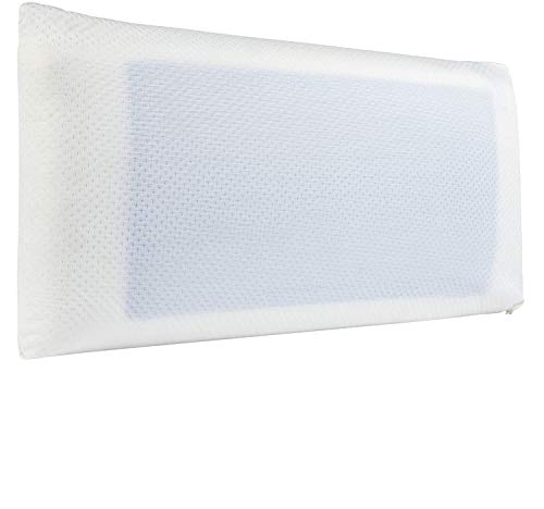 Ortho-Relax Memory Foam Kissen 35x75x11cm hoch, Inkl. waschbarer Kissenbezug, Orthopädisches Kissen, Nackenkissen für Seitenschläfer, Schlafkissen orthopädisch 40x80, Nackenstützkissen (Blue Line) von Ortho-Relax