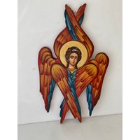 Handgemachtes Set Cherubim Handbemalt Handgemachtes Set Cherubim Handbemalt von OrthodoxArtStore