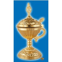 Orthodox Censer Aus Messing Metall 13 cm Made in Greece - Poliert von OrthodoxArtStore