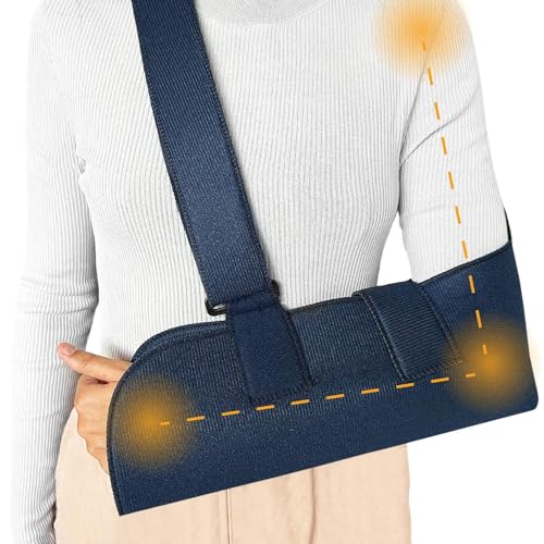 OrtoPrime Armschlinge Schulter Bilateral - Schulterverletzungen - Armlehne Wegfahrsperre Schulter und Arm Komfort - Universal verstellbare Schlinge für Erwachsene. von OrtoPrime