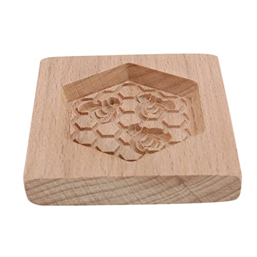 Orton Keksform Shortbread Form Holz Keksausstecher Keksform Ausstecher Lebkuchen Keks Shortbread Form (Biene) von Orton