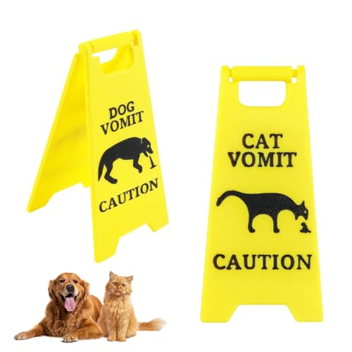 2 Stück Cat Vomit Sign, 2025 Cat Dog Vomit Sign, Cat Vomit Schild Multifunktional, 10 Cm Lustig Schild Cat Vomit, Prank Geschenk für Katzen Hundeliebhaber 2 Stück Cat Vomit Sign, 2025 Cat Dog Vomit Sign, Cat Vomit Schild Multifunktional, 10 Cm Lustig Schild Cat Vomit, Prank Geschenk für Katzen Hundeliebhaber von Ortviai