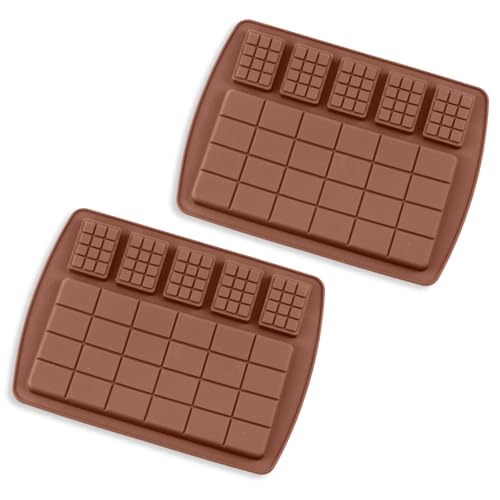 2 Stück Schokoladenform Silikon Tief, 2025 Neues Modell Silikonform Schokoladentafel Tief, Multifunktional Schokoladenform Tief Dubai, Silikon Schokoladenform Tafel Tief für DIY 2 Stück Schokoladenform Silikon Tief, 2025 Neues Modell Silikonform Schokoladentafel Tief, Multifunktional Schokoladenform Tief Dubai, Silikon Schokoladenform Tafel Tief für DIY von Ortviai