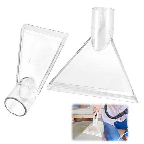 2 Stücke Staubsauger Düsen Aufsätze, Nasssauger Aufsatz Transparent, Nasssauger Düse, Vacuum Attachments Multifunktion, Carpet Extractor Attachment, für Reinigen sie Sofas und Teppiche von Ortviai