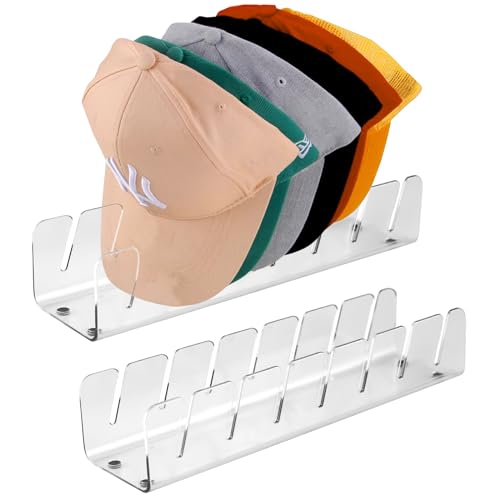 2 Stücke Transparent Cap Stand für Baseball Caps, No Installieren Acryl Hut Organizer Multifunktion, Hutständer für Baseball Caps Display und Organizer, für 14 Baseball Caps 2 Stücke Transparent Cap Stand für Baseball Caps, No Installieren Acryl Hut Organizer Multifunktion, Hutständer für Baseball Caps Display und Organizer, für 14 Baseball Caps von Ortviai