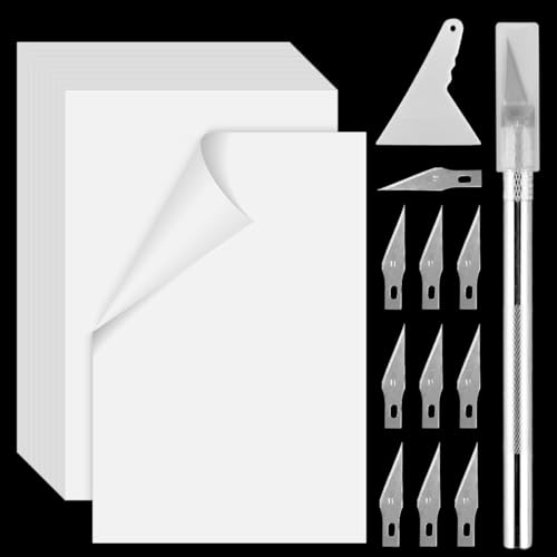 300 Stück Diamond Painting Trennpapier Folie Zubehör Set,10x15cm Doppelseitiges Trennpapier, Bastelmesser mit 10 Klingen, mit Herrscherin, Daming Painting Zubehör, für DIY Art Work 300 Stück Diamond Painting Trennpapier Folie Zubehör Set,10x15cm Doppelseitiges Trennpapier, Bastelmesser mit 10 Klingen, mit Herrscherin, Daming Painting Zubehör, für DIY Art Work von Ortviai