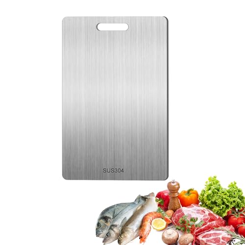 Titan Schneidebrett, 2025 New Titanium Cutting Board Multifunktion, Doppelseitiges Lebensmittel Grade Titan Chopping Board, für Sorgen Sie für Den Ursprünglichen Geschmack Der Zutaten Titan Schneidebrett, 2025 New Titanium Cutting Board Multifunktion, Doppelseitiges Lebensmittel Grade Titan Chopping Board, für Sorgen Sie für Den Ursprünglichen Geschmack Der Zutaten von Ortviai