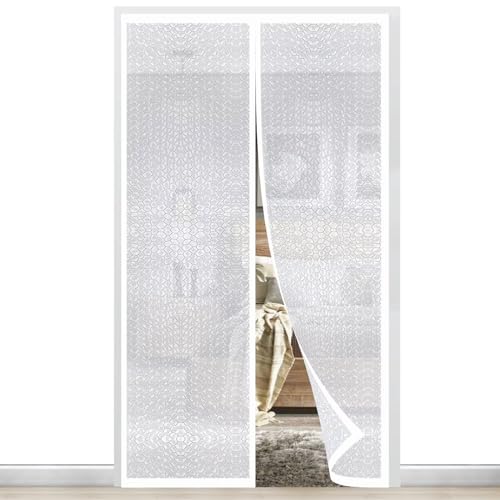 Magnet Thermovorhang Wärmeschutzvorhang Winter Kalteschutz Isolier Schutz 120 X 260 CM ​Für Tür Magnet Thermo Türvorhang Fliegengitter EVA Wasserdicht Fliegenvorhang für Balkontür Wohnzimmer von Orumrud