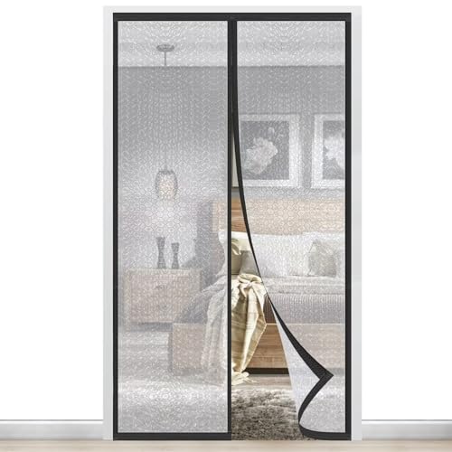 Magnet Thermovorhang Wärmeschutzvorhang Winter Kalteschutz Isolier Schutz 90 X 220 CM ​Für Tür Magnet Thermo Türvorhang Fliegengitter EVA Wasserdicht Fliegenvorhang für Balkontür Wohnzimmer von Orumrud