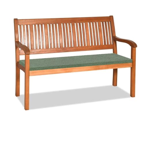 Orumrud 3CM Dicke Bankauflage Bankkissen mit Abnehmbarem Bezug,80x35x3cm rutschfeste Sitzkissen Sitzauflage Bank Sitzpolster Bankpolster Waschbare Stuhlkissen Gartenbank,Achatgrün von Orumrud