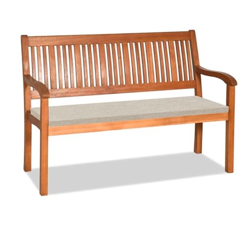 Orumrud 3CM Dicke Bankauflage Bankkissen mit Abnehmbarem Bezug,80x40x3cm rutschfeste Sitzkissen Sitzauflage Bank Sitzpolster Bankpolster Waschbare Stuhlkissen Gartenbank,Beige von Orumrud