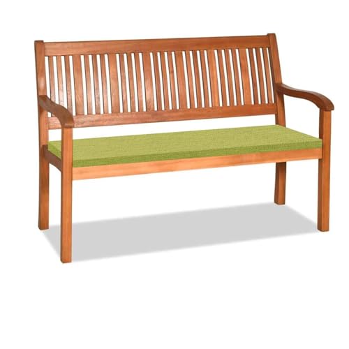Orumrud 5CM Dicke Bankauflage Bankkissen mit Abnehmbarem Bezug,150x35x5CM rutschfeste Sitzkissen Sitzauflage Bank Sitzpolster Bankpolster Waschbare Stuhlkissen Gartenbank,Grasgrün von Orumrud