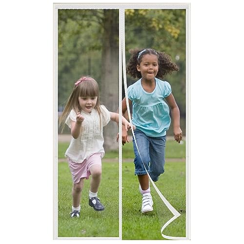 Orumrud Magnet Fliegengitter Tür 140x205 cm Insektenschutz Balkontür, Fliegenvorhang Balkontür Verstärkt Fiberglas mit Klettbändern für Wohnzimmer Schiebetür Magnetvorhang Ohne Bohren, Weiß Orumrud Magnet Fliegengitter Tür 140x205 cm Insektenschutz Balkontür, Fliegenvorhang Balkontür Verstärkt Fiberglas mit Klettbändern für Wohnzimmer Schiebetür Magnetvorhang Ohne Bohren, Weiß von Orumrud