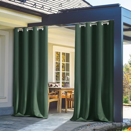 OutdoorVorhänge,Wasserdicht Verdunkelungsvorhang mit Ösen,Outdoorvorhänge mit UV Schutz Wasserabweisend Blickdicht für Pavilion Balkon GartenPatio( Farbe : Grün , Größe : H183 x B132cm-1 Stücke ) OutdoorVorhänge,Wasserdicht Verdunkelungsvorhang mit Ösen,Outdoorvorhänge mit UV Schutz Wasserabweisend Blickdicht für Pavilion Balkon GartenPatio( Farbe : Grün , Größe : H183 x B132cm-1 Stücke ) von Orumrud