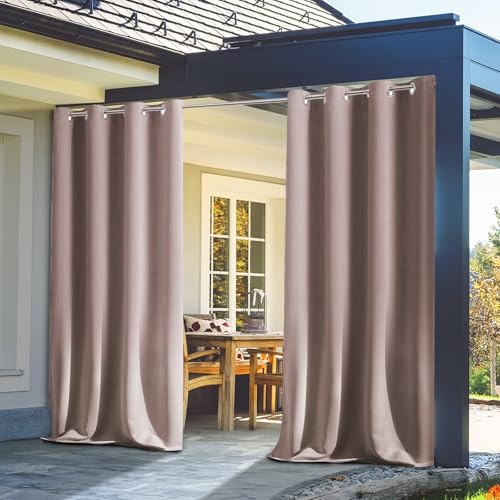 OutdoorVorhänge,Wasserdicht Verdunkelungsvorhang mit Ösen,Outdoorvorhänge mit UV Schutz Wasserabweisend Blickdicht für Pavilion Balkon GartenPatio( Farbe : Rot beige , Größe : H210 x B200cm-1 Stücke ) OutdoorVorhänge,Wasserdicht Verdunkelungsvorhang mit Ösen,Outdoorvorhänge mit UV Schutz Wasserabweisend Blickdicht für Pavilion Balkon GartenPatio( Farbe : Rot beige , Größe : H210 x B200cm-1 Stücke ) von Orumrud