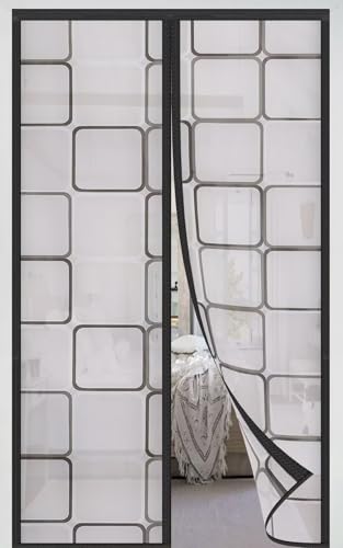 Thermovorhang Wärmeschutzvorhang 210 x 220cm Winter Kalteschutz Isolier Schutz Für Tür Magnet Thermo Türvorhang Fliegengitter Wasserdicht Fliegenvorhang für Balkontür Wohnzimmer Terrassen Küchen von Orumrud