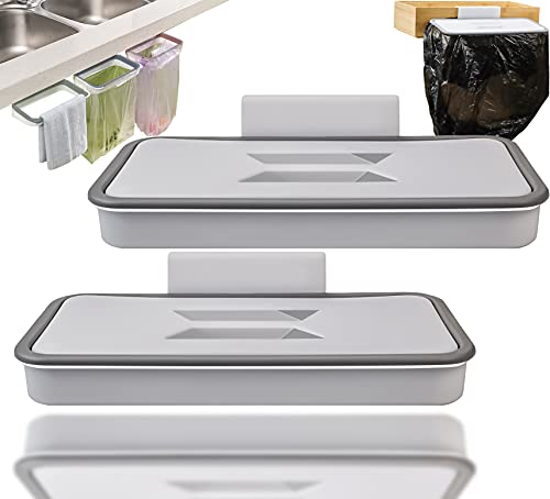 Oruuum 2 Stück hängende Müllbeutelhalter mit Deckel, tragbare Müllbeutelhalter Müllsäcke Aufbewahrung Rack Müllsackhalter für Schrank Oruuum 2 Stück hängende Müllbeutelhalter mit Deckel, tragbare Müllbeutelhalter Müllsäcke Aufbewahrung Rack Müllsackhalter für Schrank von Oruuum
