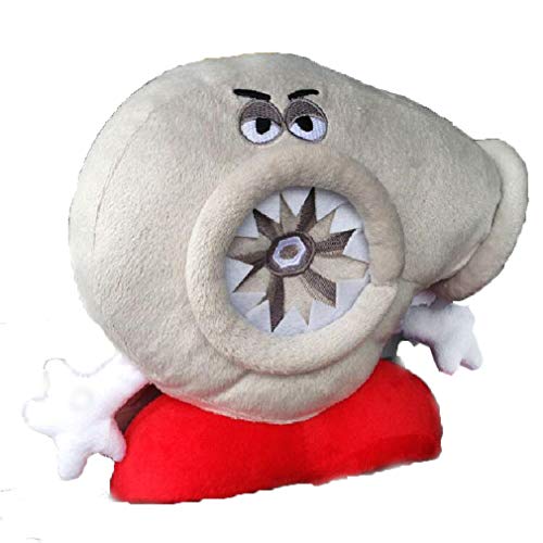 OsAtNb Auto Turbo Reise Kopfstütze Kissen Plüsch Rückenlehne Reisekissen Memory Foam Autositz Dekor Nackenstütze Kissen Sofa Kissen Geschenk (1x Kopfstütze) von OsAtNb