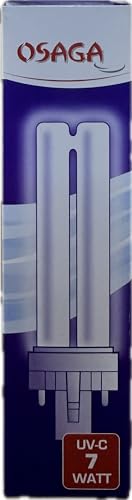 7 Watt Ersatzröhre UV-C UVC Brenner PL Lampe von Osaga