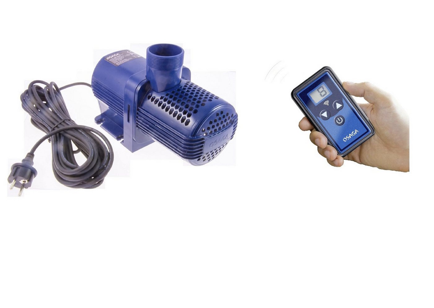Osaga Teichpumpe OSAGA Blaue Bella III BB3-8000 4.5 - 8.000 Liter/Std. regelbare Teichf Osaga Teichpumpe OSAGA Blaue Bella III BB3-8000 4.5 - 8.000 Liter/Std. regelbare Teichf von Osaga