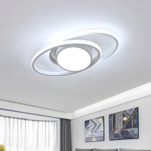 Osairous 39W led Deckenleuchte 6500K 4290LM Deckenlampe Rund 38CM Moderne Deckenbeleuchtung für Wohnzimmer, Schlafzimmer, Flur, Esszimmer von Osairous