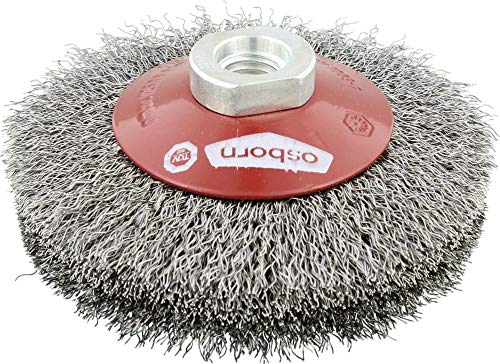 Osborn 2512162 Kegelbürste M14 gewellt aus Stahldraht, 100 x 20 mm von Osborn