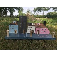 Holz Am Strand Haus Szene Shabby Chic Meer Nautisch Handgemacht von OscarsCave