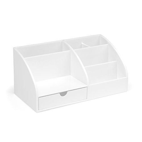 Osco, Schreibtisch-Organizer, Acryl, transparent weiß von OSCO