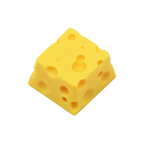 Osdhezcn Keycaps Cheese Cake Game Computer Mechanische Tastatur Tastenkappe Persönlichkeit für Tastenkappen Zubehör Käse Tastenkappe von Osdhezcn