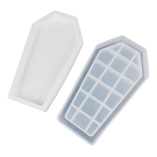 Sargharz-Tablett-Formen für die Herstellung von Schmuck-Aufbewahrungsbox, Schmucktablett, Ohrringhalter, Tablett, Basteln, Raumdekoration, einfach zu verwendende Formen von Osdhezcn