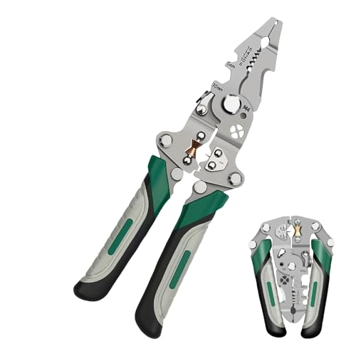 Oseczmut Abisolierer für Kabel | Abisolierer für elektronische Kabel | Ergonomischer Griff Crimp Terminal Präzision für Heimwerker, industrielle Wartung, elektrische Netzwerke Oseczmut Abisolierer für Kabel | Abisolierer für elektronische Kabel | Ergonomischer Griff Crimp Terminal Präzision für Heimwerker, industrielle Wartung, elektrische Netzwerke von Oseczmut