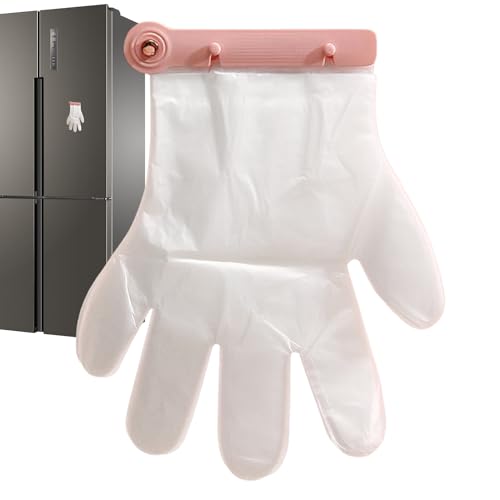 Oseczmut Handschuhhalter zur Wandmontage – Haken zum Aufhängen für Handschuhe im Badezimmer, multifunktionaler Organizer für Handschuhe zur Wandmontage, inkl. 100 Handschuhe für Haus und Restaurant von Oseczmut