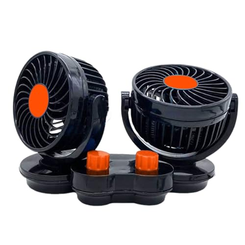 Oseczmut Kaltluftgebläse für Automobile | Zweifach Auto Ventilator 12V/24V - Zubehör für Boot Camping ATV Armaturenbrett Semi Van Traktor Fahrzeugdach Fenster Oseczmut Kaltluftgebläse für Automobile | Zweifach Auto Ventilator 12V/24V - Zubehör für Boot Camping ATV Armaturenbrett Semi Van Traktor Fahrzeugdach Fenster von Oseczmut