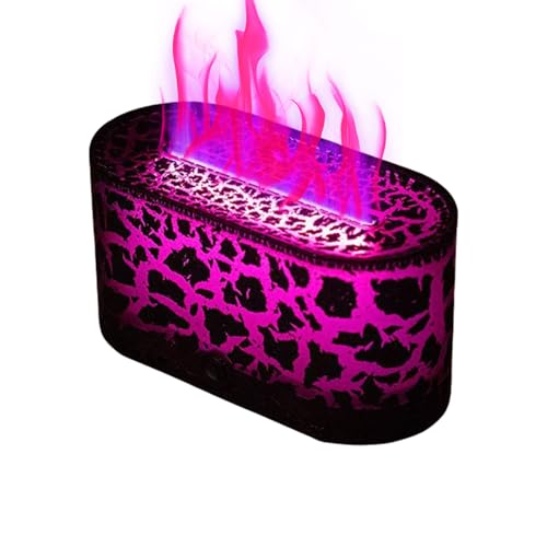 Oseczmut Raumbefeuchter Für Schlafzimmer - Flammeneffekt-Diffusor mit Rissdesign | Multifunktionaler Leiser Automatik-Aus Luftbefeuchter Für Hotel Spa Wohnzimmer Auto Badezimmer Oseczmut Raumbefeuchter Für Schlafzimmer - Flammeneffekt-Diffusor mit Rissdesign | Multifunktionaler Leiser Automatik-Aus Luftbefeuchter Für Hotel Spa Wohnzimmer Auto Badezimmer von Oseczmut