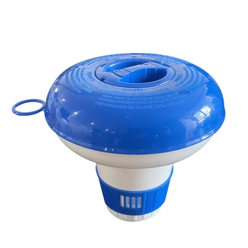Pool Dosier Schwimmer | 5 Zoll Pool Chlor Spender | Verstellbarer Schwimmender Pool Chlorierer, Chlor Spender Schwimmer, Chlor Tabletten Spender,schwimmender Chlor Schwimmer Pool Spender von Oseczmut