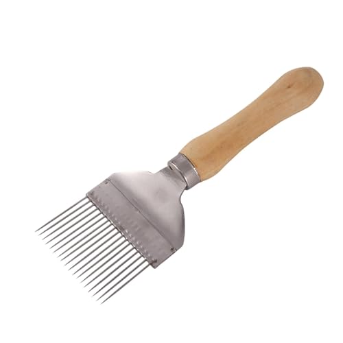 Oshhni Entdeckelungsgabel Handextraktor-Werkzeug Vielseitiger -Griff Kompakte Bienenstockschaber zubehör von Oshhni