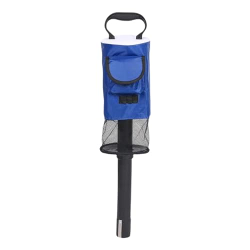 Oshhni Golfball-Retriever-Tasche, Golfball-Aufsammelausrüstung, Ballaufnehmer mit abnehmbarem Rohr, Blau von Oshhni