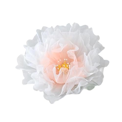Oshhni Künstlicher Blumenkopf Garnblume Kunstblumenkopf Und Blumenverzierung Aus Weichem Netzstoff für Romantische Bastelarbeiten für Heimdekoration Und, Rosa Oshhni Künstlicher Blumenkopf Garnblume Kunstblumenkopf Und Blumenverzierung Aus Weichem Netzstoff für Romantische Bastelarbeiten für Heimdekoration Und, Rosa von Oshhni