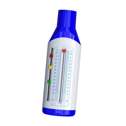 Oshhni Peak Meter, Spirometer Arbeit Leicht Reisen Tragbar Kompakt Testen Täglichen Gebrauch Fluss Geschwindigkeit Teste, Blau für Erwachsene von Oshhni