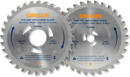 Oshlun DS-125G1 Ersatz 2 Klingen-Set für die Original Omni Doppelsäge mit dreieckigen Treiberlöchern Oshlun DS-125G1 Ersatz 2 Klingen-Set für die Original Omni Doppelsäge mit dreieckigen Treiberlöchern von Oshlun
