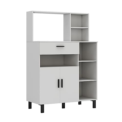 Oskar Store Hochschrank Emanuel, Weiß, 90 cm von Oskar-Store