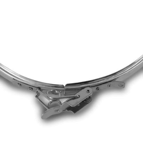 Edelstahlschornstein Klemmband I Zubehör für Kamin und Ofen I ø 200 mm I Fest & stabil I Optimale doppelwandige Isolierung I Für ein ø 150 mm Rohr I Oskar von Oskar