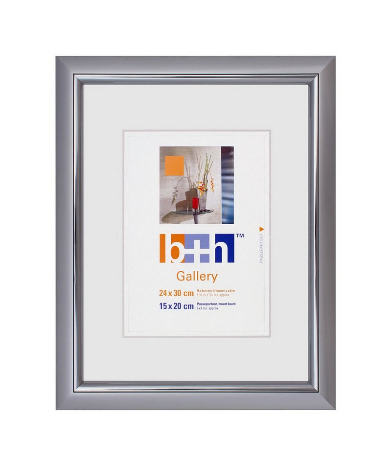 Oslo MasterLine Einzelrahmen Bilderrahmen Kunststoff Innenleiste glänzend Echtglas Puzzlerahmen FSC, 24x30 silber matt - Innenleiste silber glänzend Oslo MasterLine Einzelrahmen Bilderrahmen Kunststoff Innenleiste glänzend Echtglas Puzzlerahmen FSC, 24x30 silber matt - Innenleiste silber glänzend von Oslo MasterLine