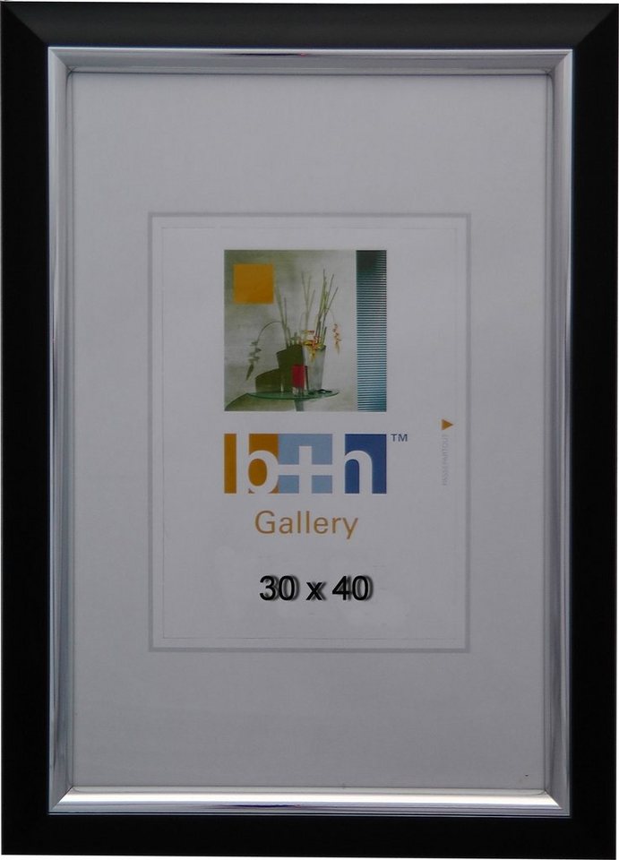 Oslo MasterLine Einzelrahmen Bilderrahmen Kunststoff Innenleiste glänzend Echtglas Puzzlerahmen FSC, 30x40 schwarz matt - Innenleiste silber glänzend Oslo MasterLine Einzelrahmen Bilderrahmen Kunststoff Innenleiste glänzend Echtglas Puzzlerahmen FSC, 30x40 schwarz matt - Innenleiste silber glänzend von Oslo MasterLine